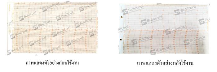 SK Sato SK-7210-62 7 กระดาษสำหรับบันทึกราบวัน 7Day Chart สำหรับเทอร์โมไฮโกรกราฟ NSII-Q